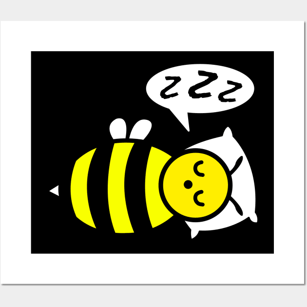 Sleepy Slumber Bee Wall Art by ChrisWilson